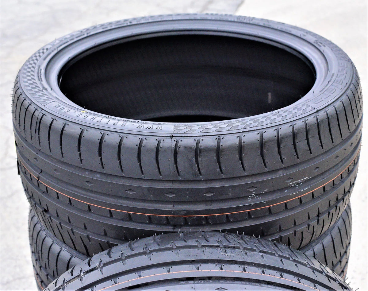 Pair of 2 () Accelera Phi 255/45ZR18 255/45R18 103Y  / High Performance Tires Fits: 2005-13 Toyota Tacoma -Runner, 2007-10 Ford Mustang Shelby