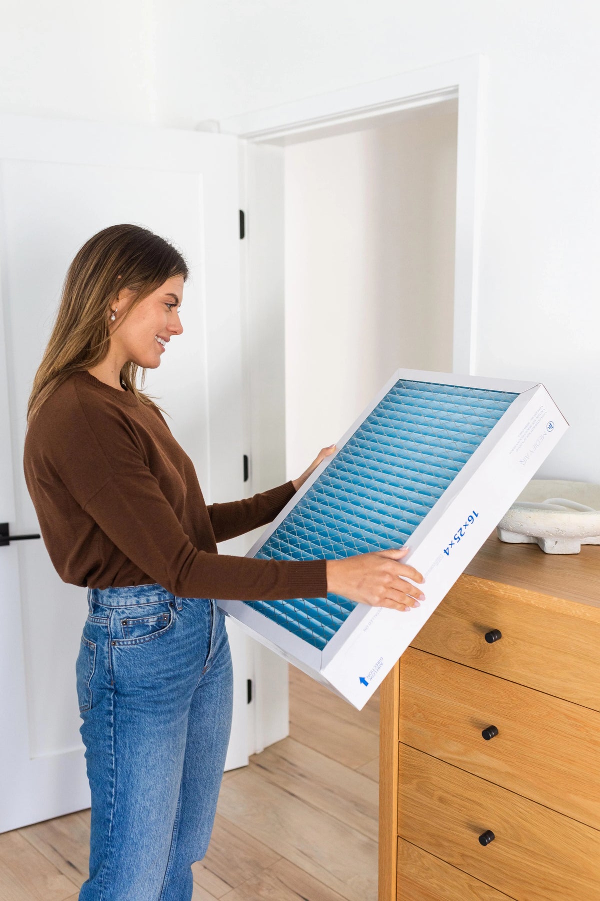 Medify Air 16x25x4  12 Air Pleated Filter 95% Particles  Air Cleaning ( 12, 2-Pack)