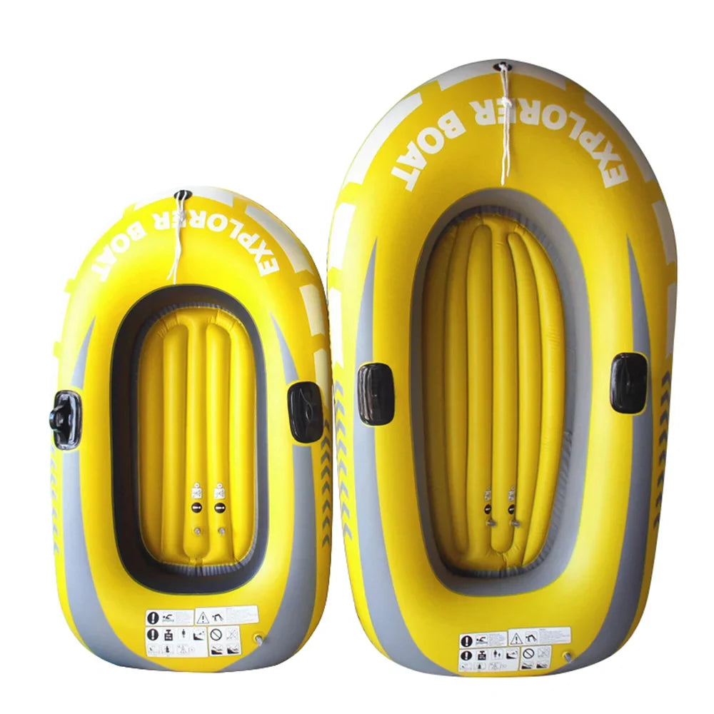 Arealer Inflatable Boat Fishing Boat for 1 Adult & 1 Child Summer Fun Boat Canoe Kayak