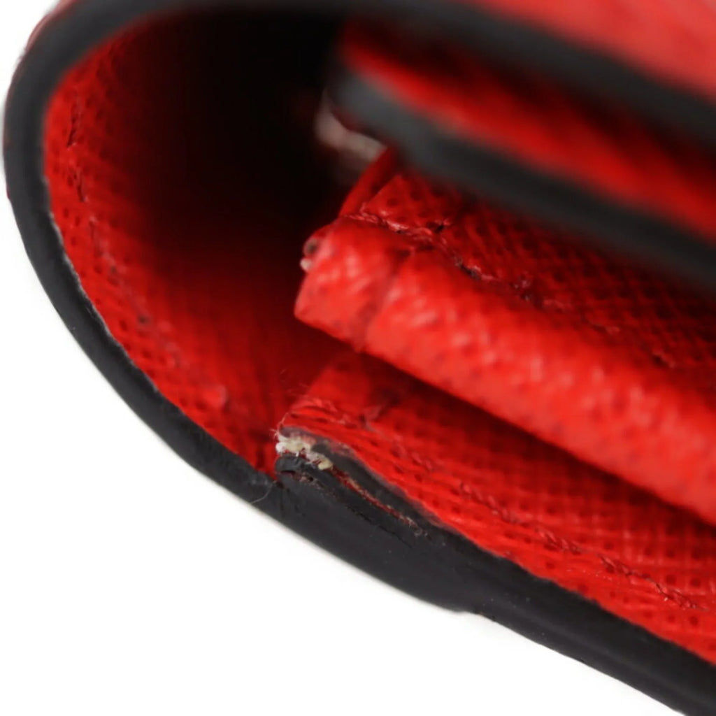 Pre-Owned   Louis Vuitton Portefeuille Twist Long Wallet  Epi Leather Coquelicot Bifold (Good)