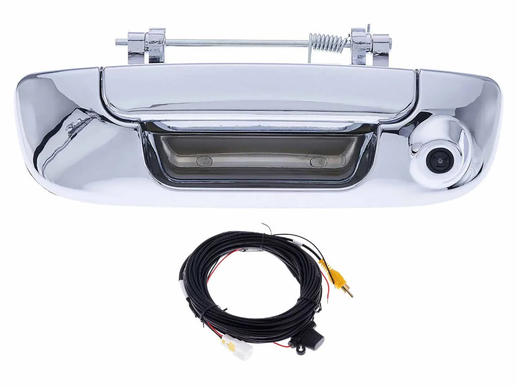 Replacement Tailgate Handle with Back-Up Camera 8M Cable Chrome for 2002 - 2009