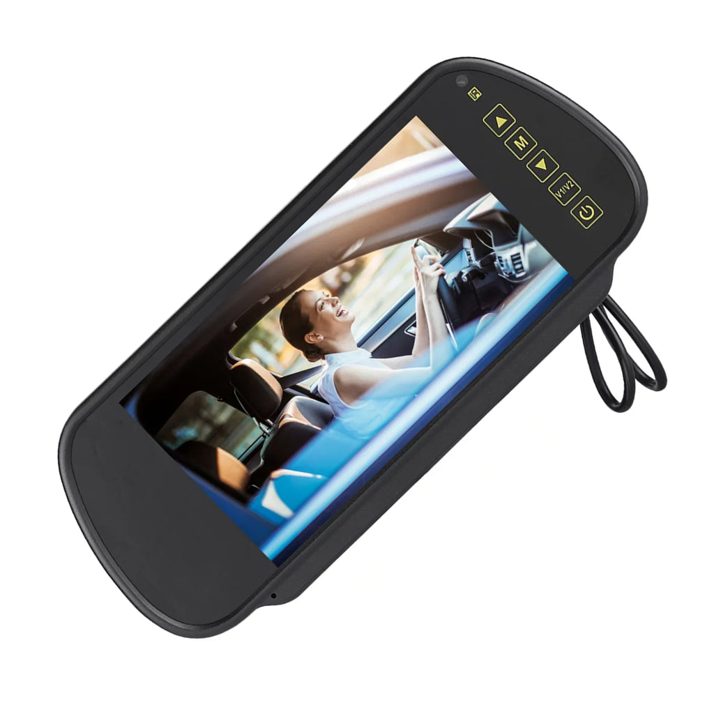 Durlclth Rearview Mirror-7inch Car Rearview Mirror  Auto Dimming Monitor Rear View Camera With Bracket