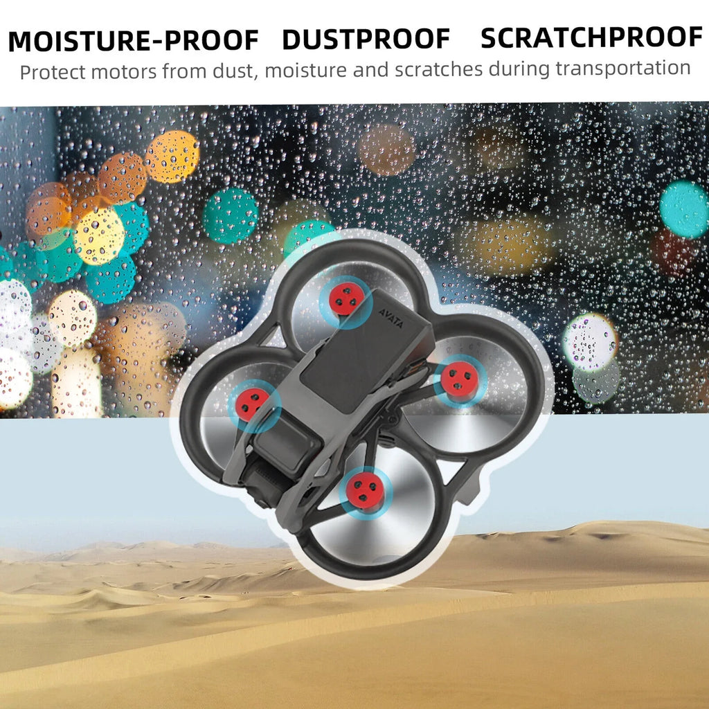 4Pcs Aluminum Motor Cover Protective Accessories for  Avata Drone Protection