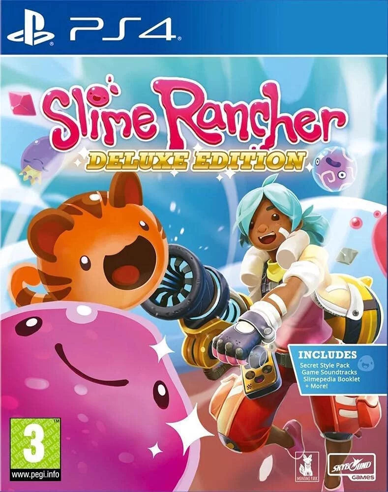 Slime Rancher  Edition (Playstation 4 / ) Explore a Vast open World - Disenclosure Dozens of Colorful Slimes