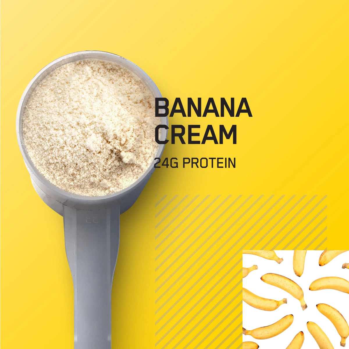 Optimum Nutrition, Gold Standard 100% Whey Protein Powder, Banana Cream, 5 lb, 73 Servings