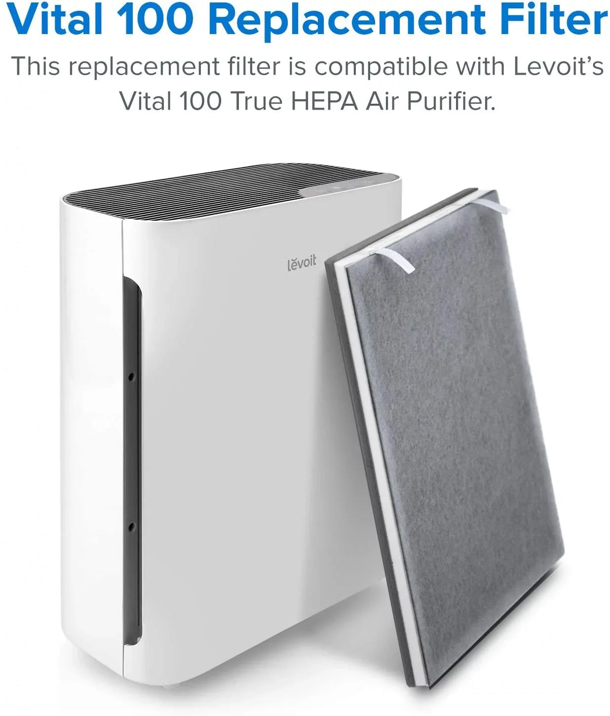 Levoit Air Purifier Replacement Filter Vital 100-, Genuine, for Vital 100, 2 Pack