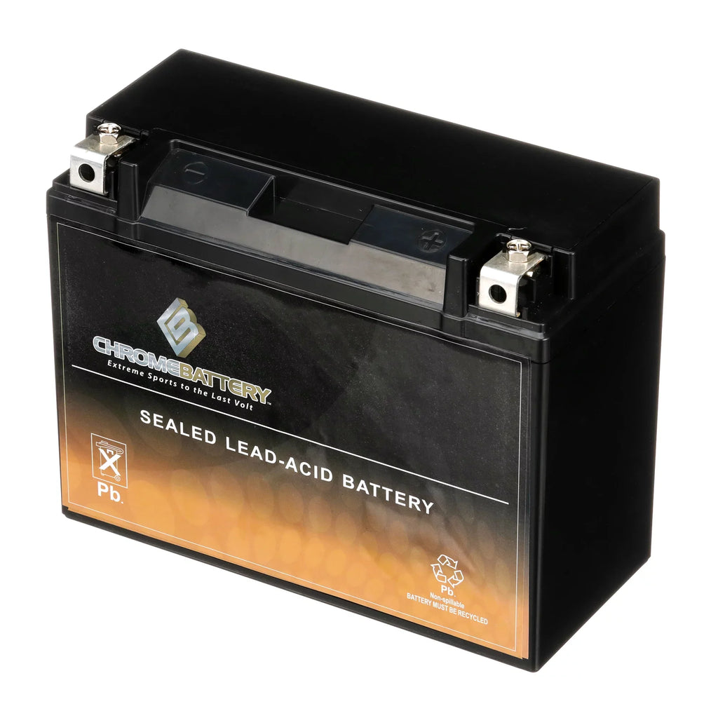 Chrome Battery -n18l-a3 (50-n18l-a3 12 Volt,20 Ah, 260 Cca) Power Sports Battery replaces Gtx18l-bs M6250h 44006