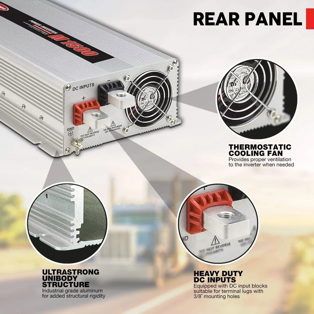 Tundra Inverter,120V  Output Voltage,7.10"
