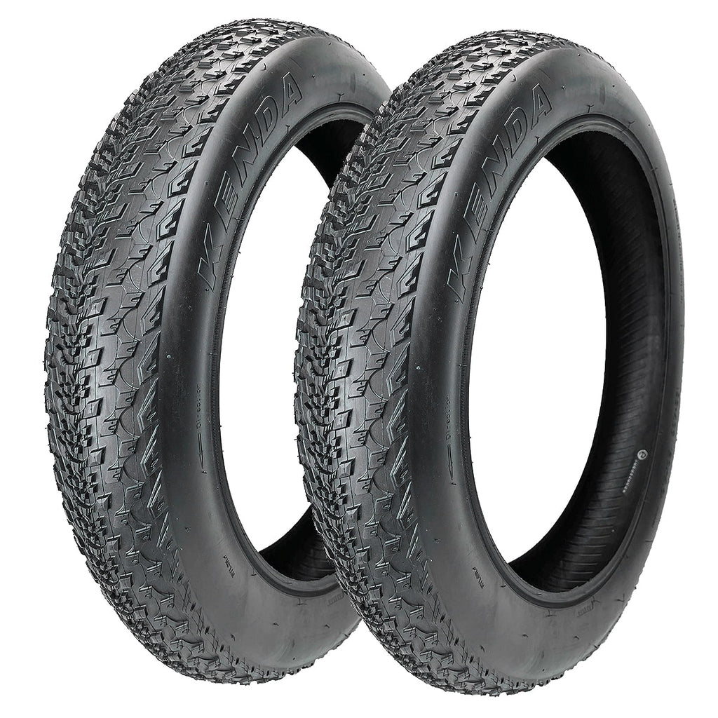 Two Kenda  20x4.0 Fat Bike Clincher Tires 20x4 Bicycle Tire (98-406)