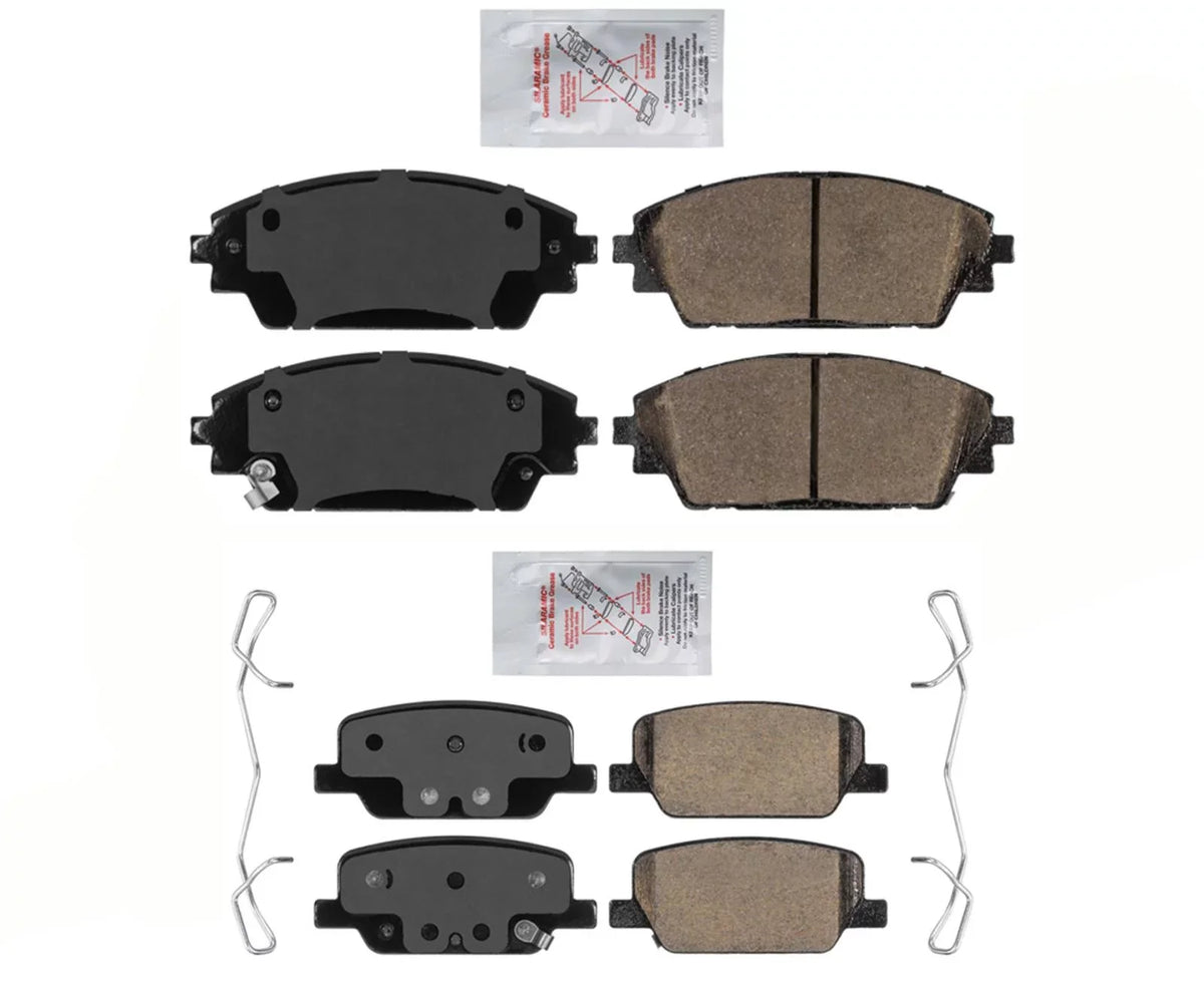 Front & Rear AmeriPRO Ceramic Disc Brake Pads For Mazda -30 2020-2022