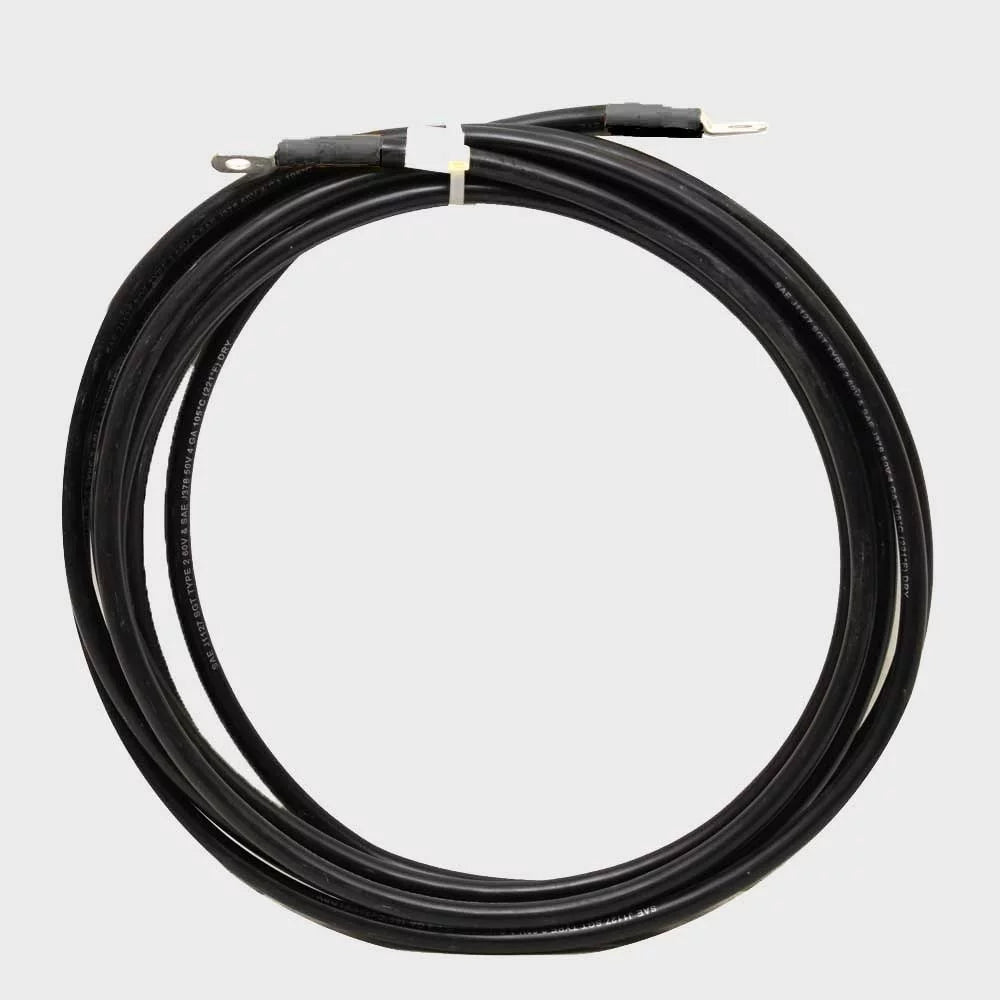 Triton Marine Boat Battery Cable | 4  12 Foot 5/16 Lugs Black