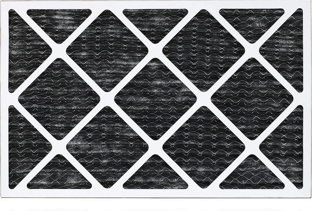 Filterbuy 16x24x1  8 Odor Eliminator Pleated   Furnace Air Filters with Activated Carbon (12-Pack)