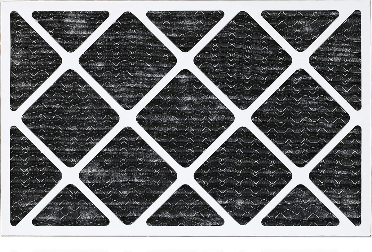 Filterbuy 16x24x1  8 Odor Eliminator Pleated   Furnace Air Filters with Activated Carbon (12-Pack)