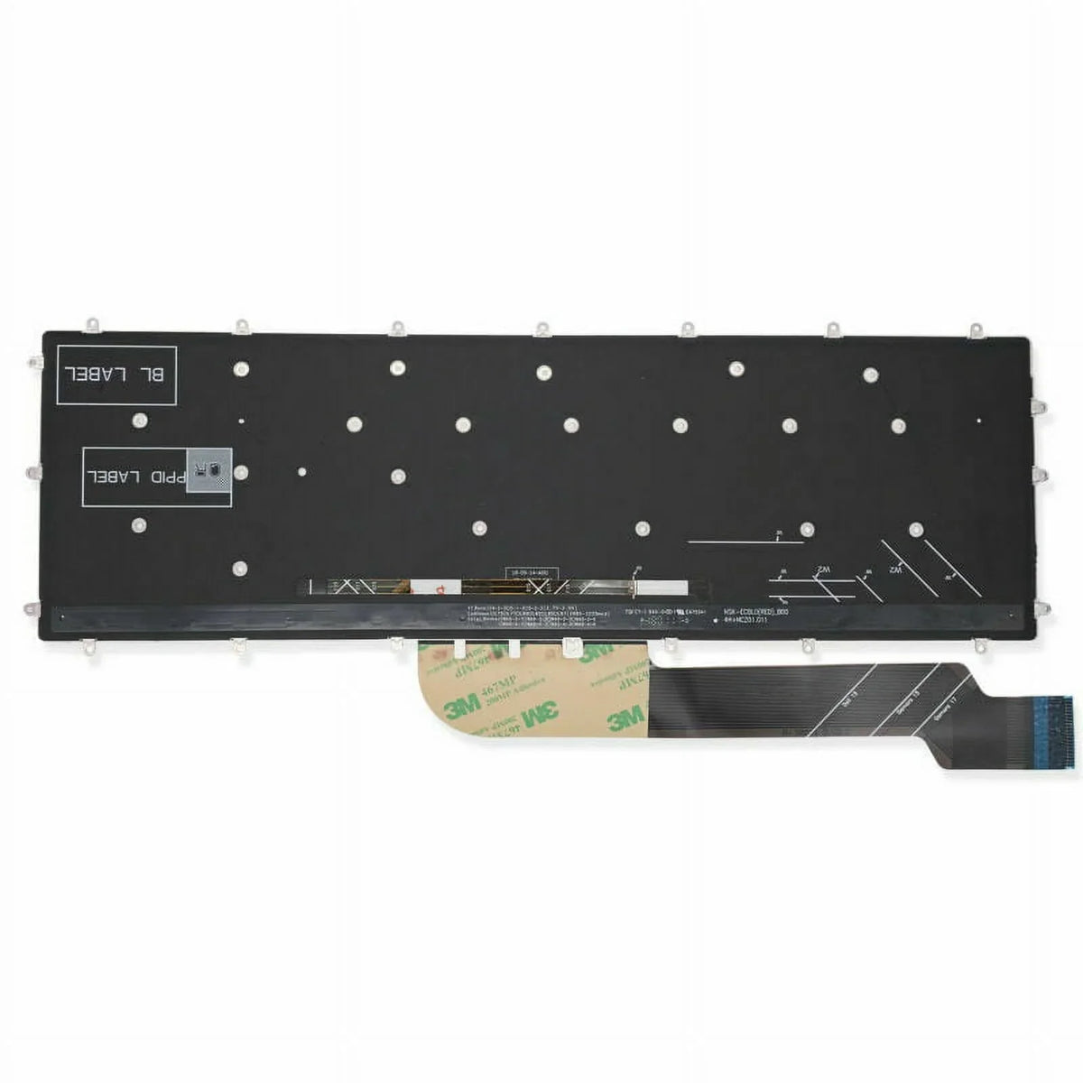 For Dell Gaming -3579 3779  15 5587 15-5587 Keyboard Backlit Red Characters