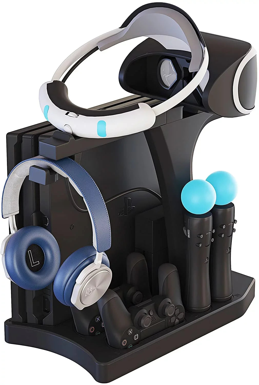 Skywin  Charging Display Stand - Showcase, Cool, Charge, and Display your   - Playstation 4 Vertical Stand, Fan, Con