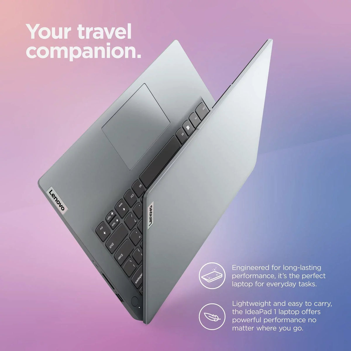 Lenovo 2022 Newest Ideapad 1i Laptop, 14 inch  Display, Intel Quad-Core Processor, 4GB , 256GB Storage, Wi-Fi 6, Bluetooth, Cloud Grey, Windows 11 Home in  Mode