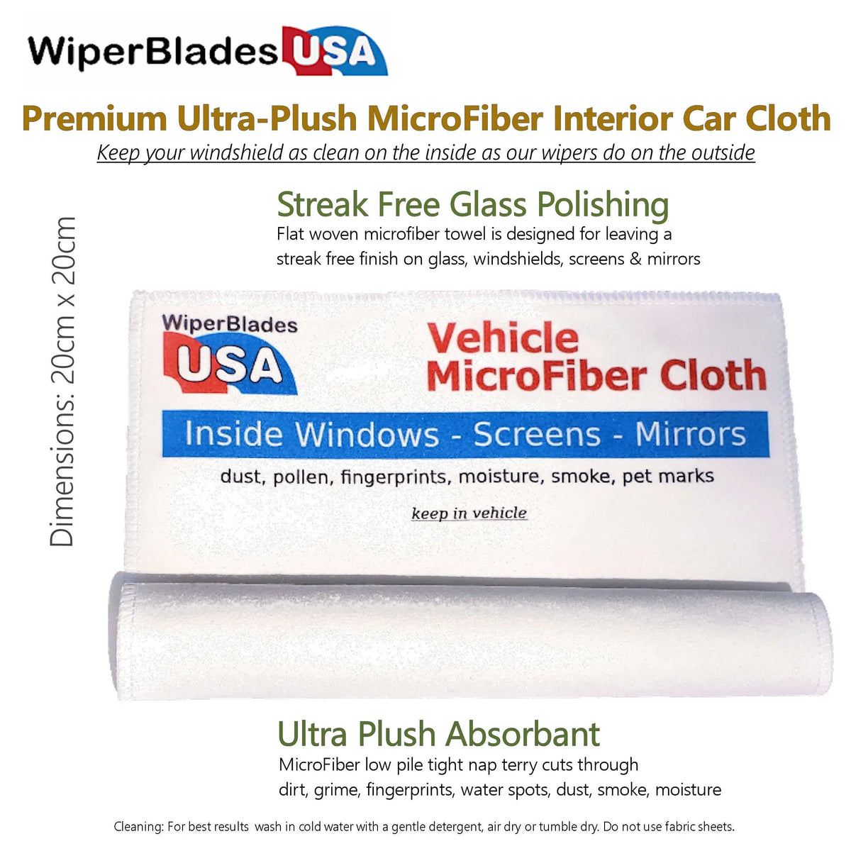 2019 Cadillac  Premium Performance Beam Wipers (Set of 3) w/Rear Wiper