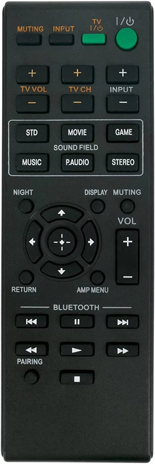 '- Replace Remote Control fit for Sony Home Theater Sound Bar Soundbar Audio System - -