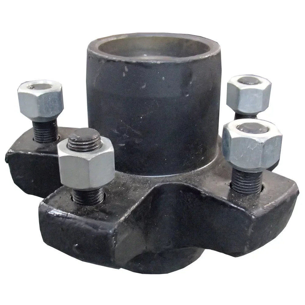 RAParts (2) Trailer Axle Kits 2,000 lbs 5 on 4.5" Bolt Pattern Idler Hubs Round Spindles