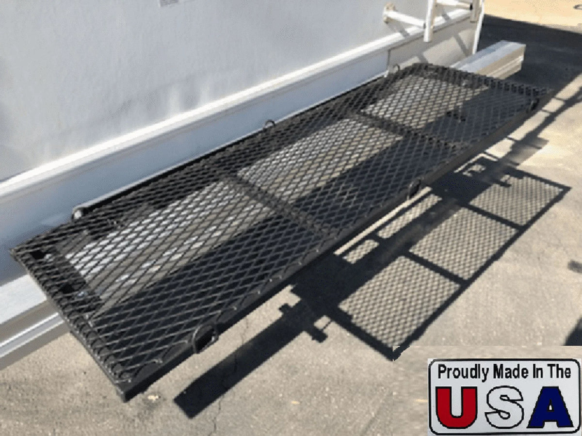 Bumper Storage Rack Heavy Duty Steel with Rugged Truck Bed Finish 60" x 20" Made in The