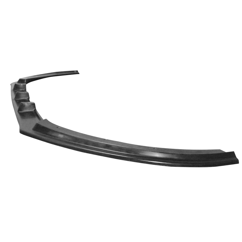 Ikon Motorsports Front Bumper Lip Spoiler Lower Air Dam Chin Splitter Added on Bodykit Replacement Compatible With 2016-2018 Ford Focus  Unpainted Black  Polyurethane 2017