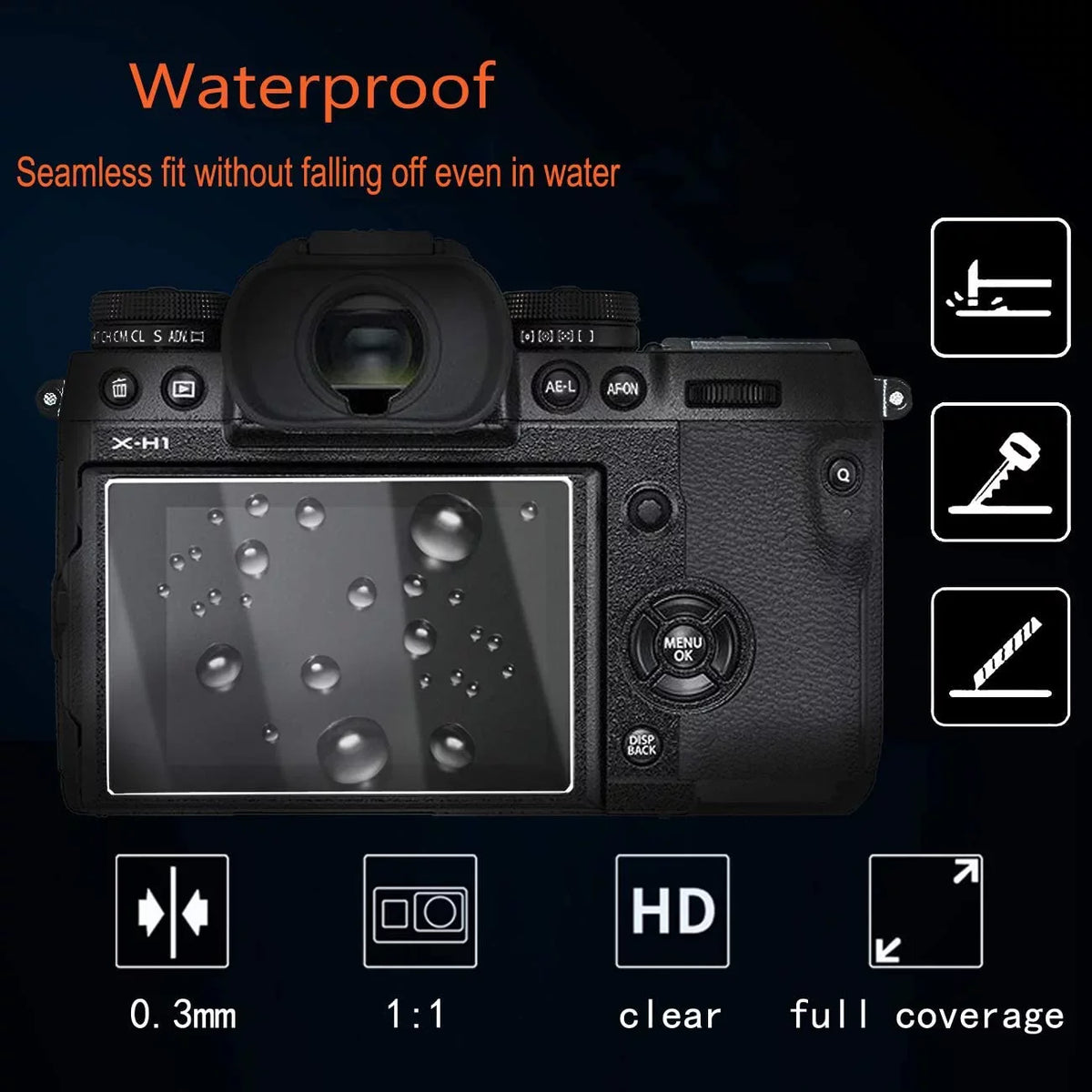 Alpha 7  Screen Protector suitable with Sony Alpha 7         4 Mark , Anti-Scratch