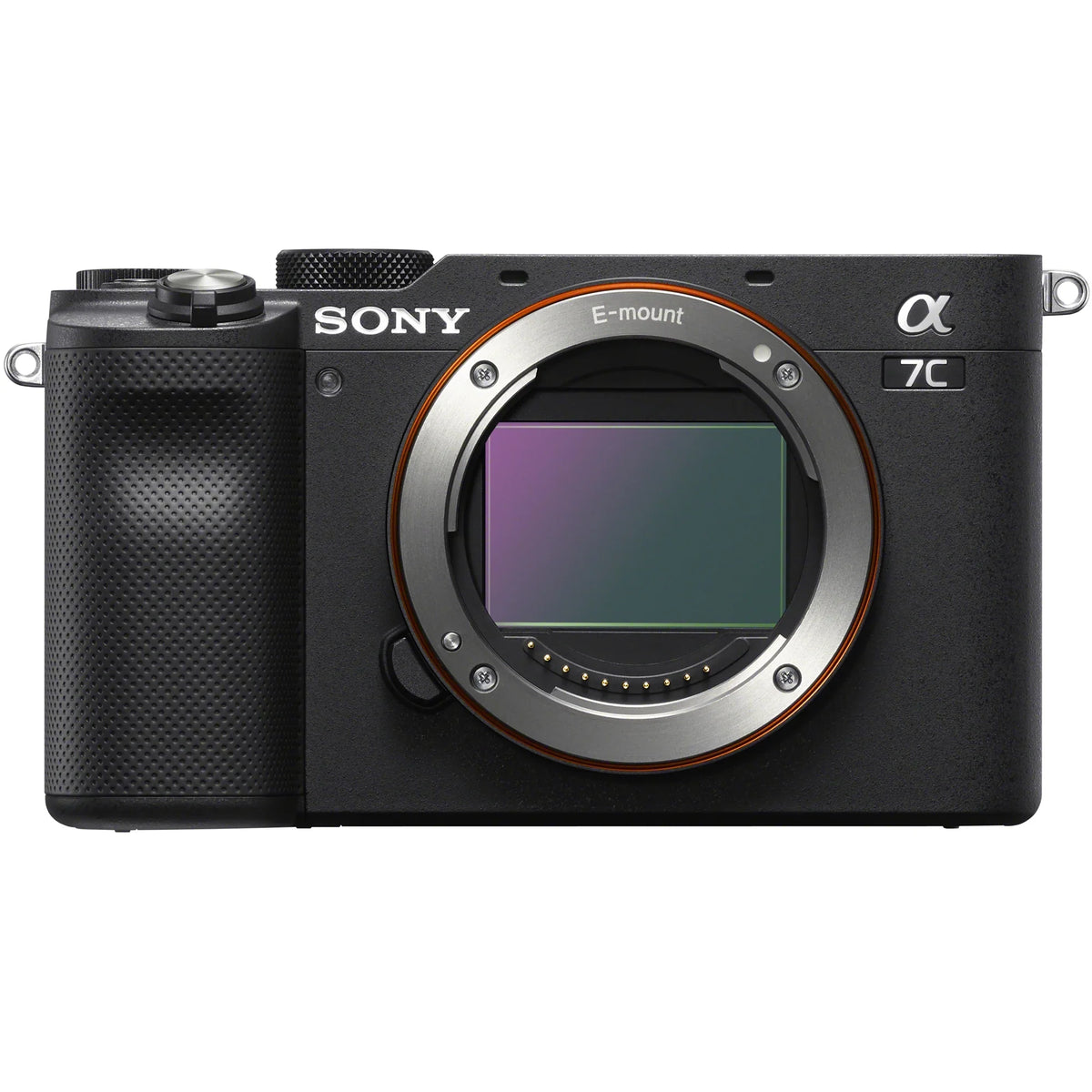 Sony a7C Mirrorless Full Frame Camera Body with 28-60mm -5.6 Lens Black / Bundle + Vlogger Kit : - Shooting Grip w. Wireless Remote + 2x Battery + Deco Gear Bag & Accessories