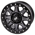 4/110 Uinta Beadlock Wheel 14x7 5.0 + 2.0 Gunmetal/Black Compatible With Yamaha Wolverine  -Spec - 2020-2021