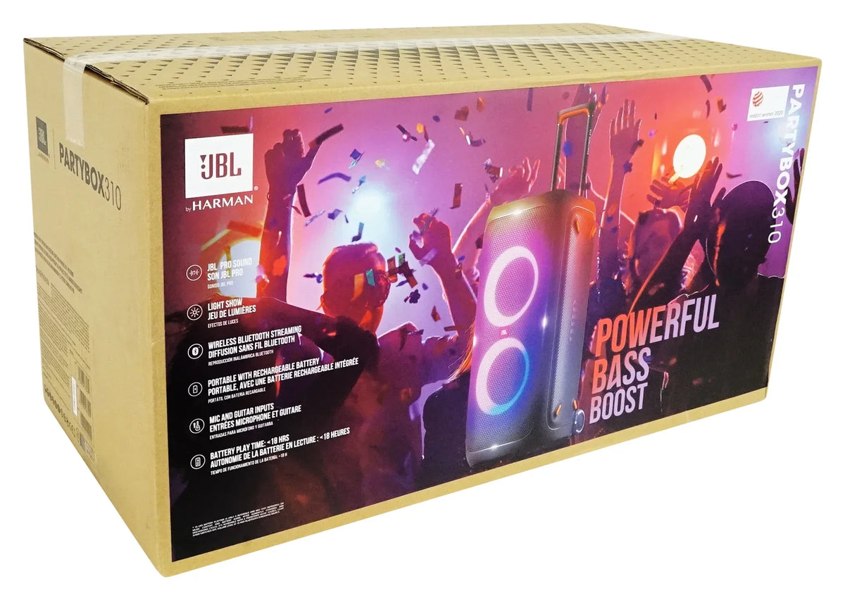 Partybox 310 Portable Rechargeable Bluetooth   Party Box Speaker+Mic
