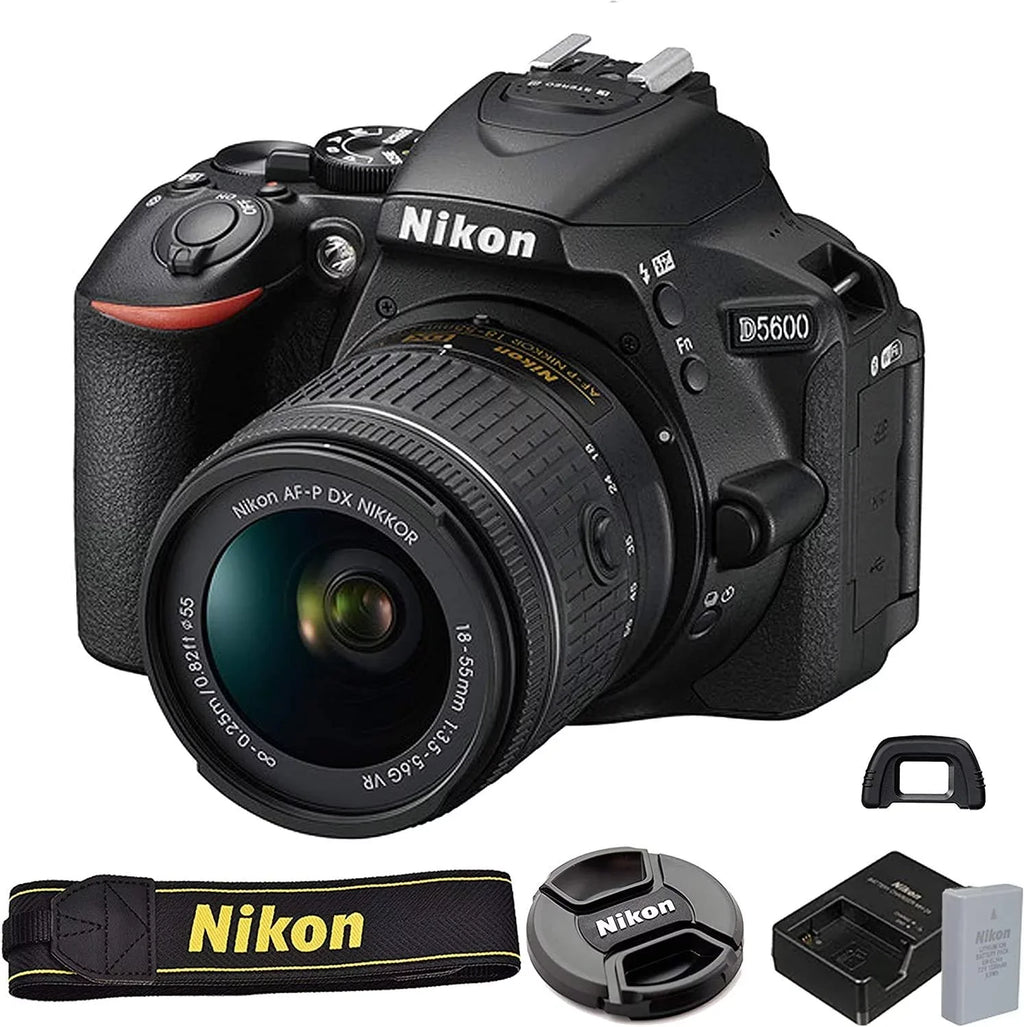 Nikon   Camera with 18-55mm  and 70-300mm Lenses + 2 Pc 64GB Memory, Tripod, Flash, and More (23pc Bundle)
