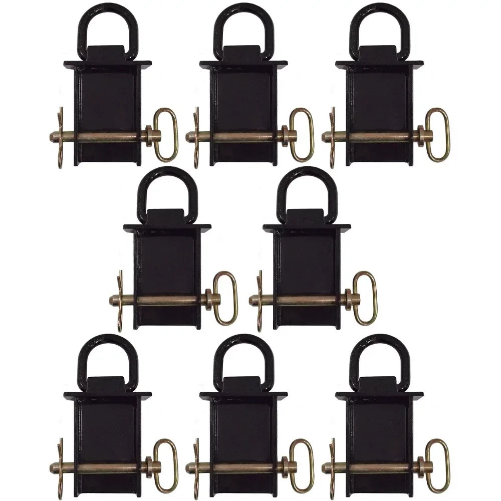 RAParts 8 Removable -Ring Stake Pockets for Flat Beds and Utility Trailers with Pockets