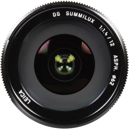 Lumix  Leica  Summilux 12mm f/1.4 Aspherical Lens for Micro Four Thirds, Black