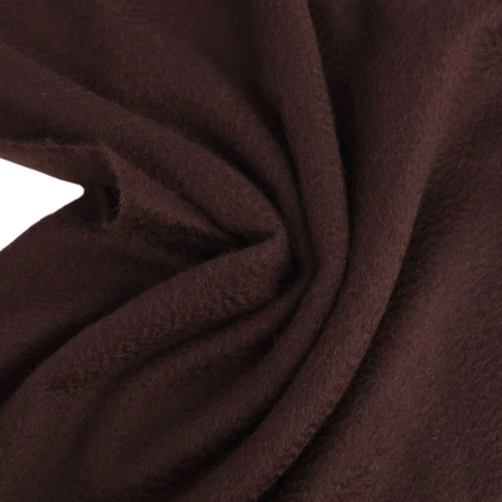 Pre-Owned  scarf 100% cashmere embroidery men's women's dark brown (Good)