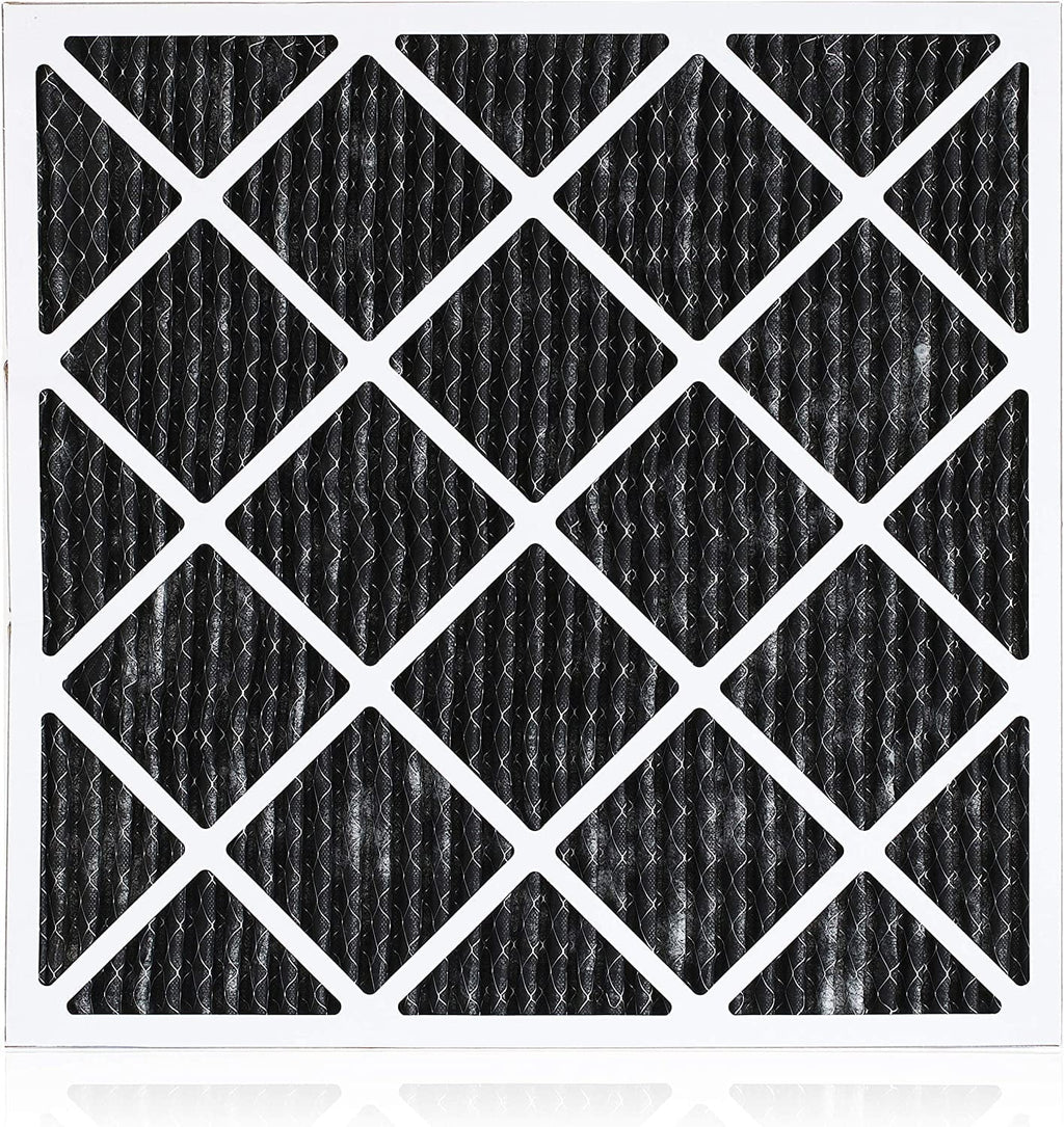Filterbuy 20x24x1  8 Odor Eliminator Pleated   Furnace Air Filters with Activated Carbon (12-Pack)