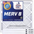 Filter King 8x25.5x1a Air Filter | 4- |  8  Pleated / Furnace Filters |    | Actual Size: 8 x 25.5 x .75"