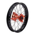 Impact Complete Wheel - Rear 16 x 1.85 Black Rim/Silver Spoke/Orange Hub for  85  2012-2018