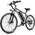Yoloway   Electric Bike for Adults, 500W Brushless Motor Ebike with 480Wh Removable Battery, 27.5" Electric Mountain Bike with Front Fork Suspension, 7-Speed