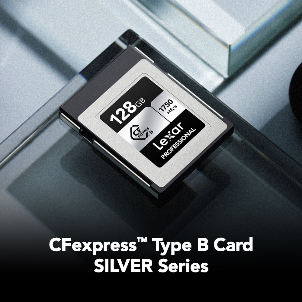 Lexar - CFexpress Type   Series 128GB Memory Card Bundle with Professional 1667x 128GB  Memory Card and  520 CFexpress Type /  3.2 Gen 2 Card Reader