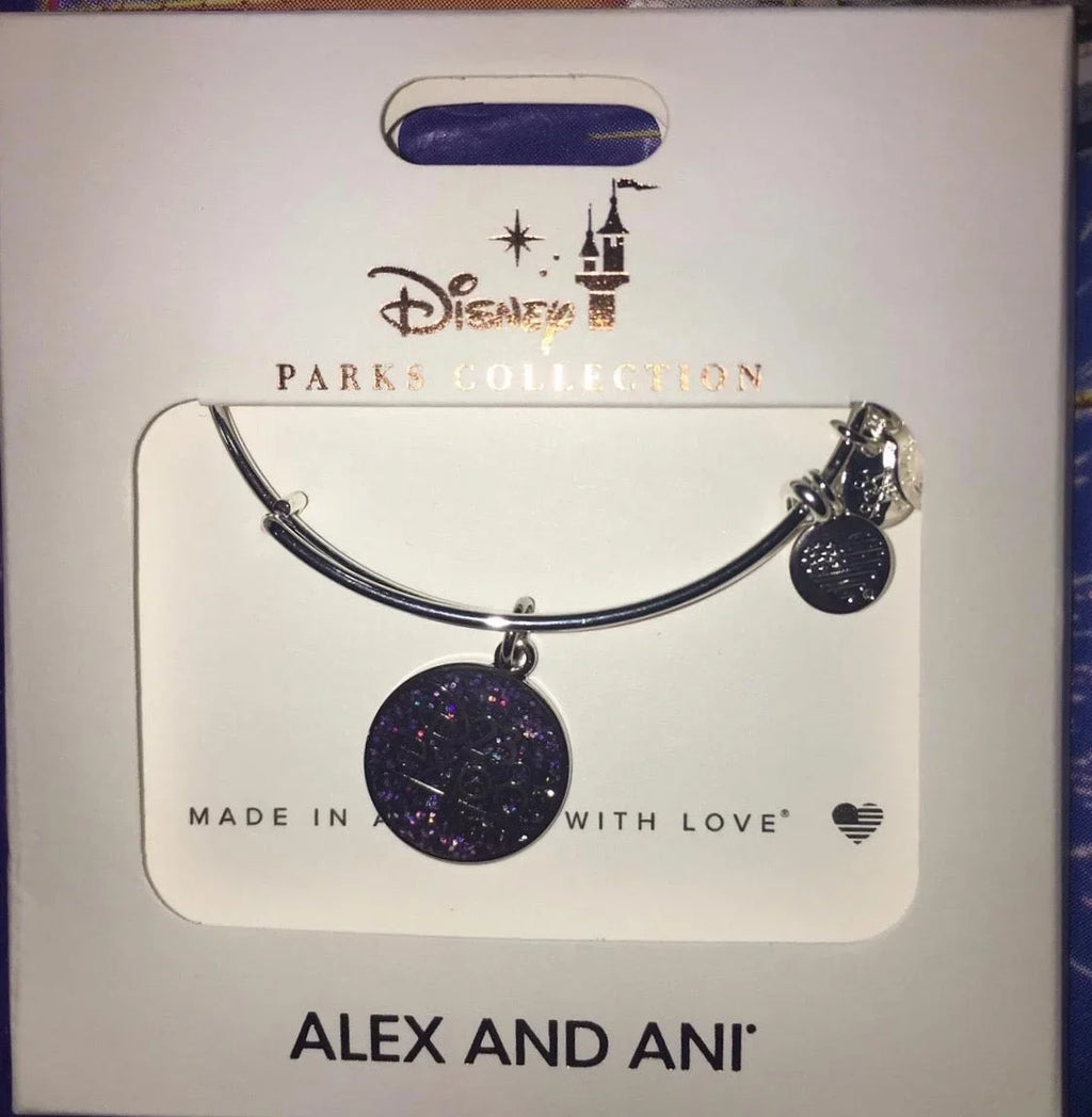 Disney  Expo 2019 Bangle Alex and Ani Silver Finish Bracelet New with Box