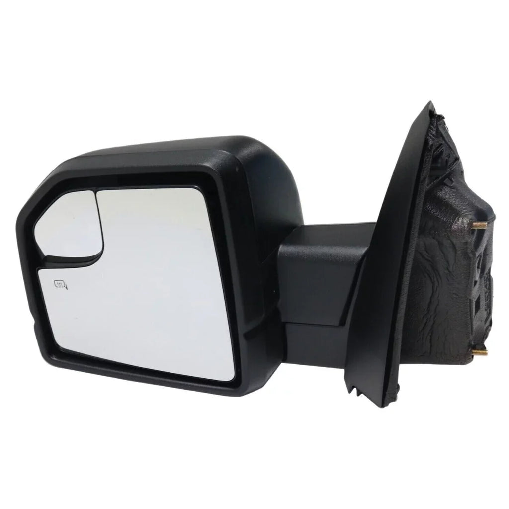 AutoShack Driver and Passenger Mirror Power Manual Folding Heated Textured Black Set of 2 Replacement for 2015 2016 2017 2018 Ford -150 2.7L 3.0L 3.3L 3.5L 5.0L   4WD