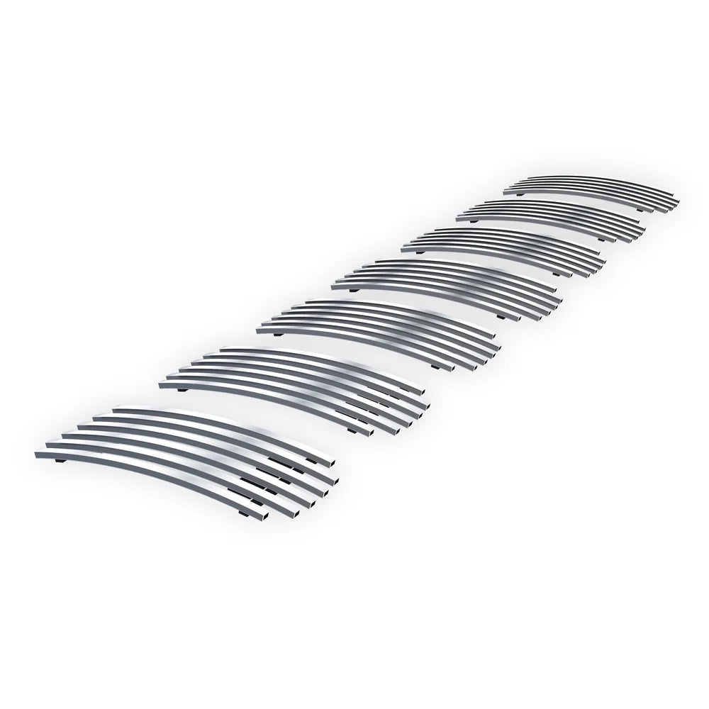 Premium Stainless Steel Chrome 8x6 Billet Grille Compatible with Jeep Grand Cherokee 2006-2008 Overland  Main Upper -