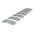 Premium Stainless Steel Chrome 8x6 Billet Grille Compatible with Jeep Grand Cherokee 2006-2008 Overland  Main Upper -