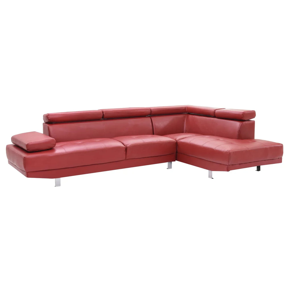 Homestock Antique Ambiance - Sectional ( 2 Boxes) , Red